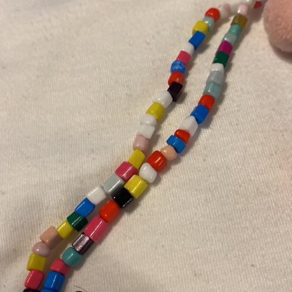 18” fun tunic necklace orange, pink, yellow, and blue colored  $10.00 - Picture 4 of 4